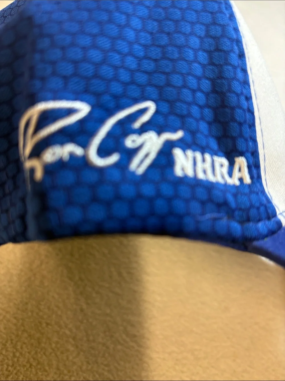 Nascar NAPA Racing Blue and White Trucker Hat